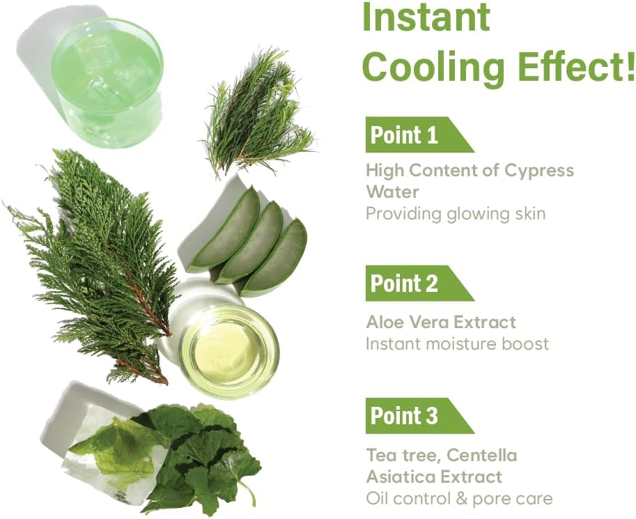 Cypress Aloe Calming Toner Pads 70 Sheets - Beautiha