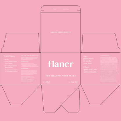 [ Flaner ] ABC Gelato Pore Mask 3.52 fl.oz - Beautiha