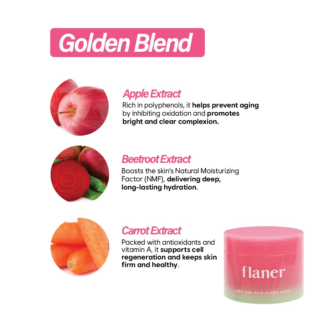 [ Flaner ] ABC Gelato Pore Mask 3.52 fl.oz - Beautiha