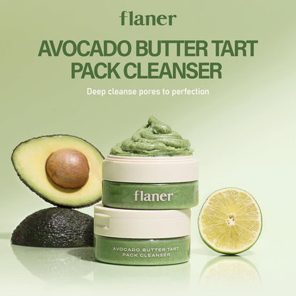 [ Flaner ] Avocado Pack Pore Cleanser 120g - Beautiha