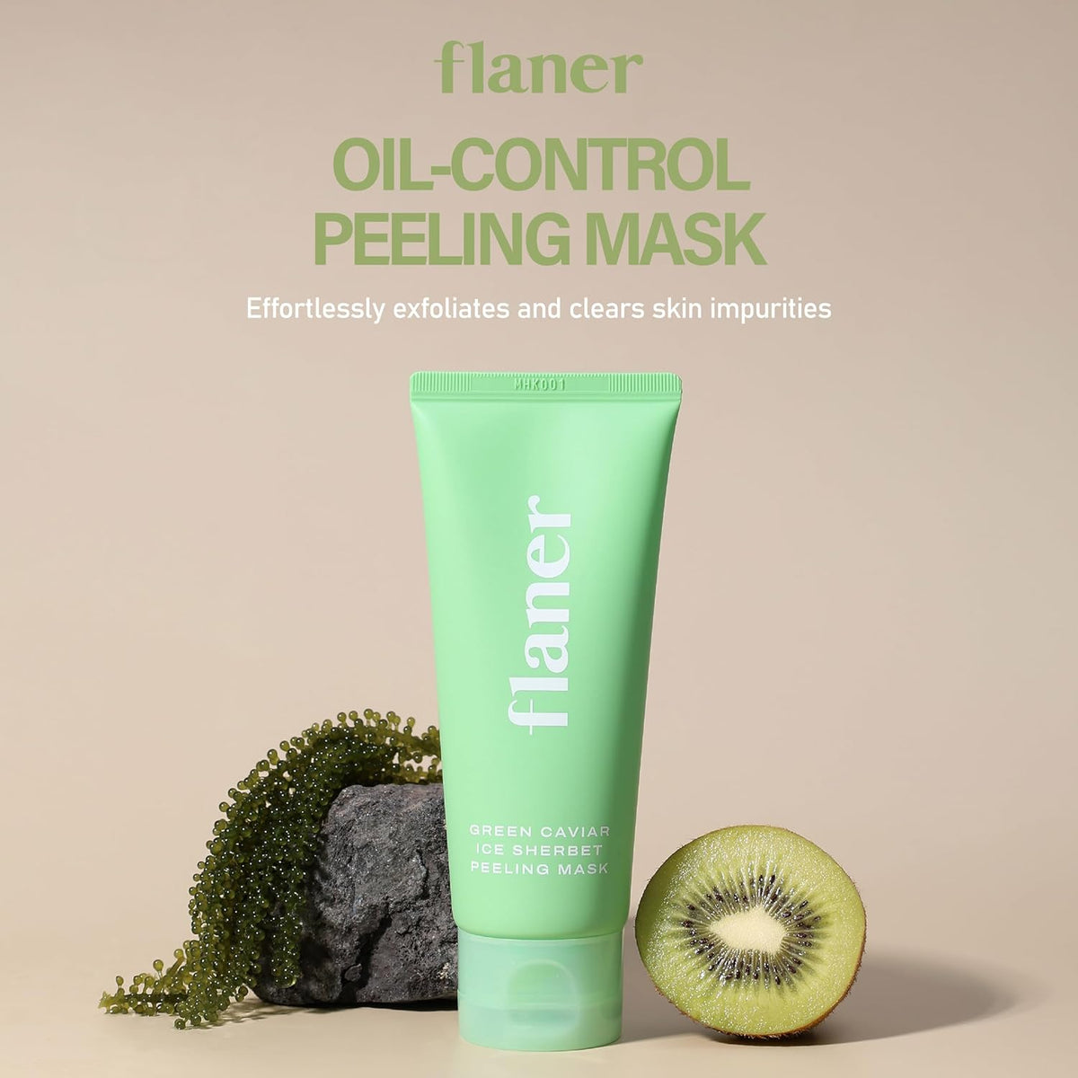 [ Flaner ] Green Caviar Peeling Mask 100g - Beautiha