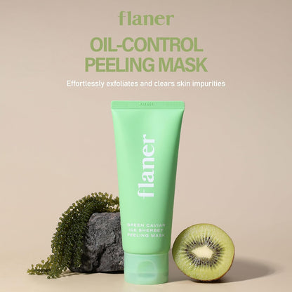 [ Flaner ] Green Caviar Peeling Mask 100g - Beautiha
