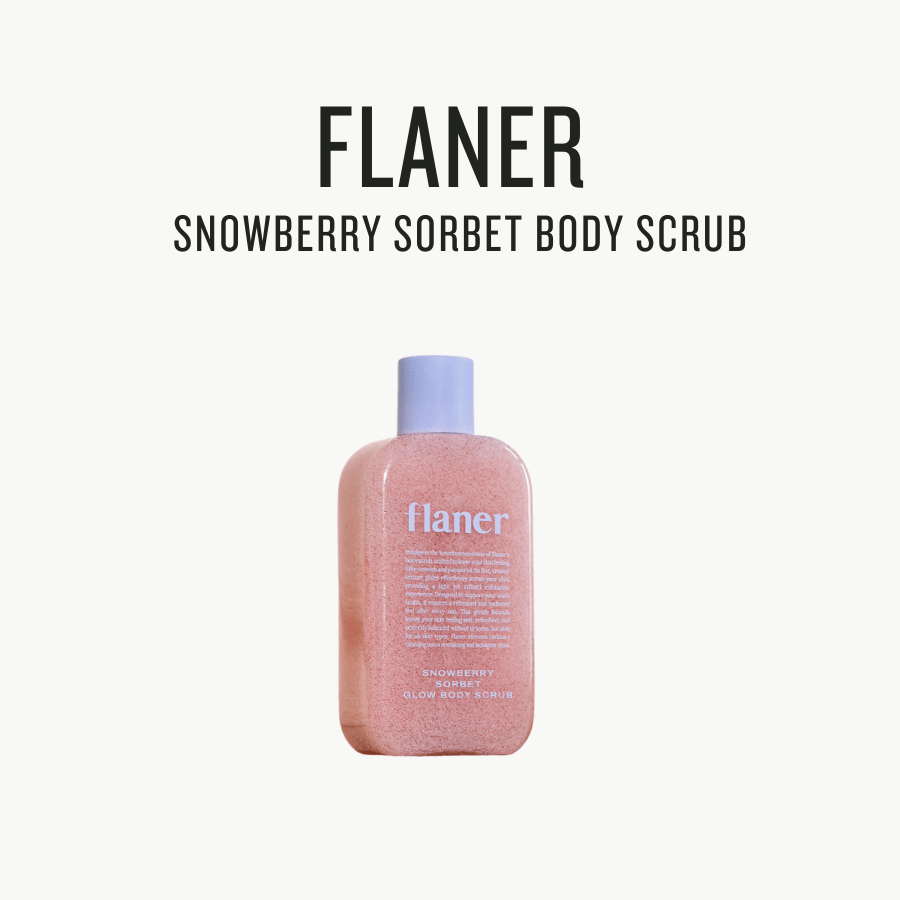 [ Flaner ] Snowberry Sorbet Body Scrub - Beautiha