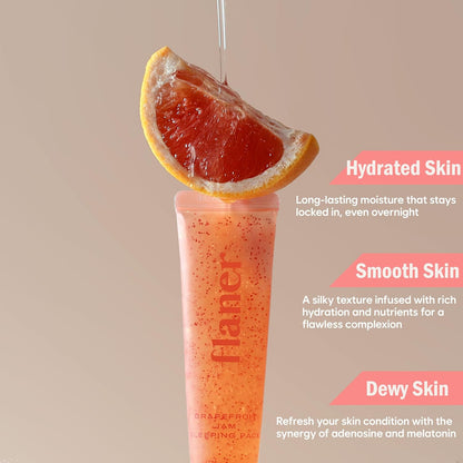 Grapefruit Sleeping Mask 100g - Beautiha