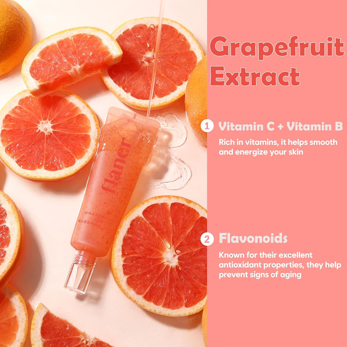 Grapefruit Sleeping Mask 100g - Beautiha