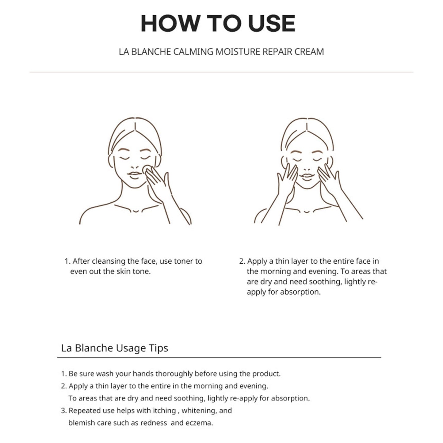 [ La Chomb ] LA BLANCHE Cream 60ml - Beautiha